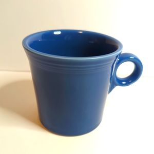 Fiesta Fiestaware Peacock Blue Coffee Cup/Tea Tom & Jerry Ring Handle Mug